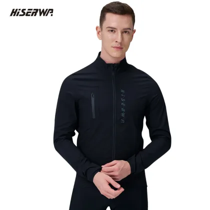 HISERWA Men Cycling Jacket Lightweight Waterproof Bicycle Windbreaker High Quality Quick Dry Cycling Raincoat MTB Bike Jersey