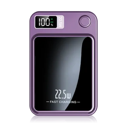 Capacity Magnetic charging Power Bank 5000mAh Wireless Charger Fast 22.5W Ultra Digital Display Screen For All Smartphones