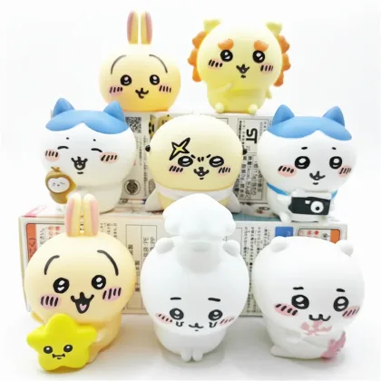 1pc random color Mushroom Self-Mocks Bear Blind Box Collectible Cosplay Figurine Parasitic organism series