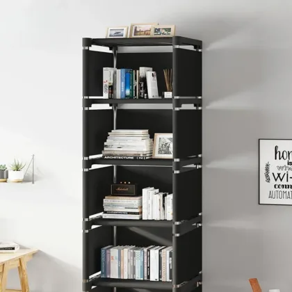 Simple Bookshelf Easy Assembly Bookcase Square Storage Shelf Multi-Layer Book Closet Living Room And Study Bedroom Storage Shelf