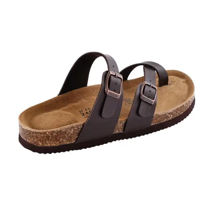 SUFU Autumn new women's cork slippers fashion sandals couple beach shoes outdoors wear solid color