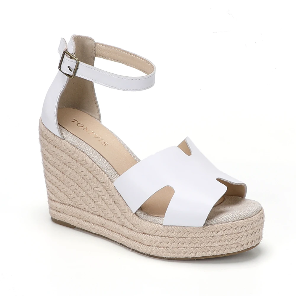 Sapatos Mulher Sapato Feminino Tienda Soludos Platform Wedges Sandals Shoes Heel For Dresses Heels Summer Sale Slip On Wedge - Image 5